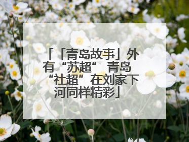 「青岛故事」外有“苏超” 青岛“社超”在刘家下河同样精彩
