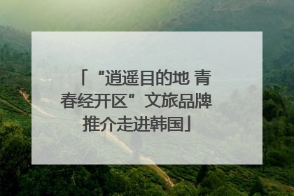 “逍遥目的地 青春经开区”文旅品牌推介走进韩国