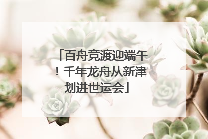 百舟竞渡迎端午！千年龙舟从新津划进世运会