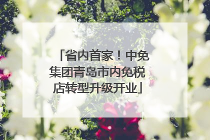 省内首家！中免集团青岛市内免税店转型升级开业