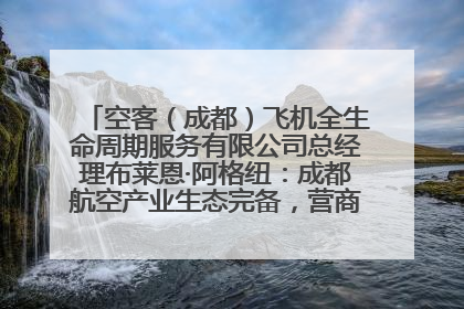 空客（成都）飞机全生命周期服务有限公司总经理布莱恩·阿格纽：成都航空产业生态完备，营商环境优势显著