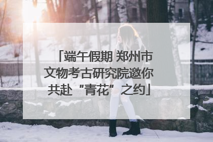 端午假期 郑州市文物考古研究院邀你共赴“青花”之约