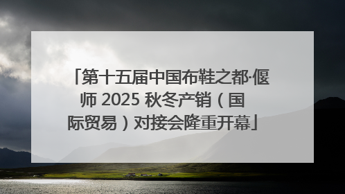 第十五届中国布鞋之都·偃师 2025 秋冬产销（国际贸易）对接会隆重开幕