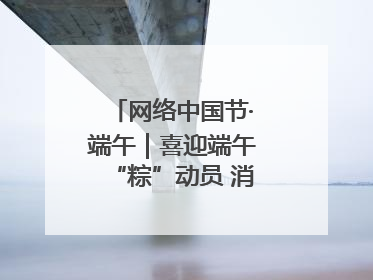 网络中国节·端午｜喜迎端午“粽”动员 消防安全记心中