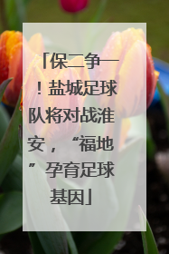 保二争一！盐城足球队将对战淮安，“福地”孕育足球基因