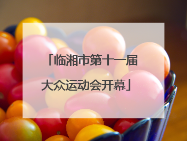 临湘市第十一届大众运动会开幕
