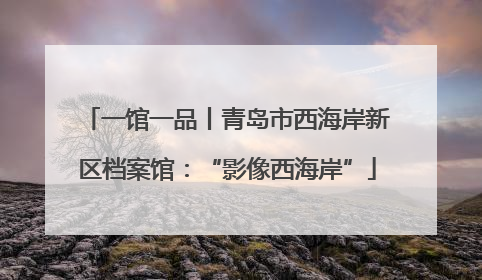 一馆一品丨青岛市西海岸新区档案馆：“影像西海岸”