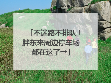 不迷路不排队！胖东来周边停车场都在这了→