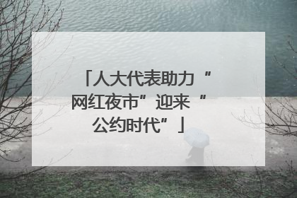 人大代表助力“网红夜市”迎来“公约时代”