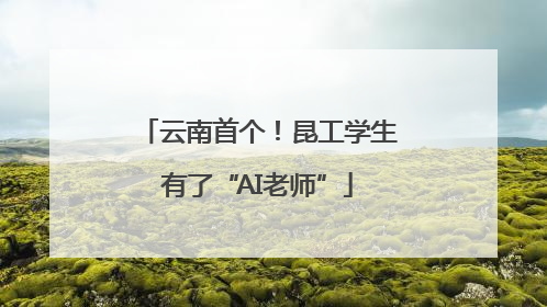 云南首个！昆工学生有了“AI老师”