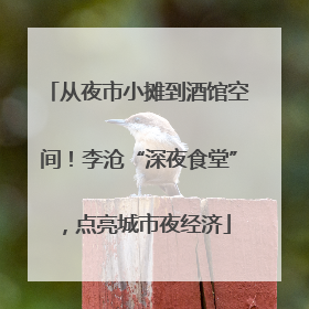从夜市小摊到酒馆空间！李沧“深夜食堂”，点亮城市夜经济