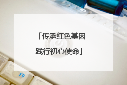 传承红色基因 践行初心使命