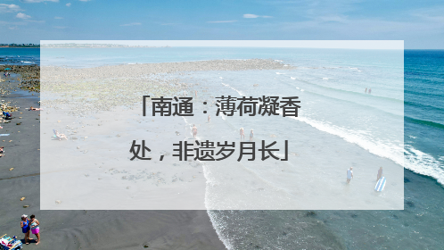 南通：薄荷凝香处，非遗岁月长