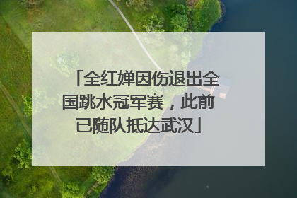 全红婵因伤退出全国跳水冠军赛，此前已随队抵达武汉