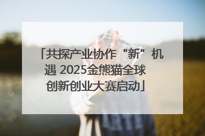 共探产业协作“新”机遇 2025金熊猫全球创新创业大赛启动