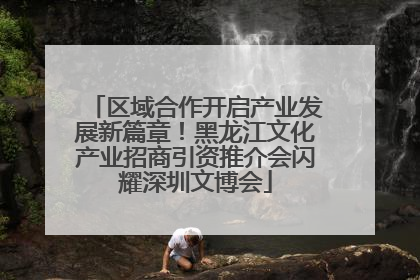 区域合作开启产业发展新篇章！黑龙江文化产业招商引资推介会闪耀深圳文博会