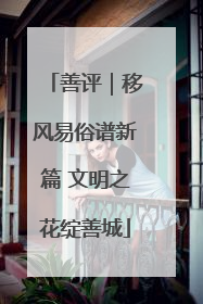 善评｜移风易俗谱新篇 文明之花绽善城