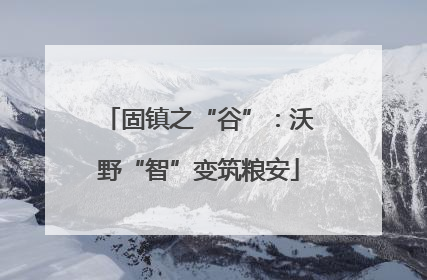 固镇之“谷”：沃野“智”变筑粮安