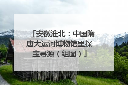 安徽淮北：中国隋唐大运河博物馆里探宝寻源（组图）