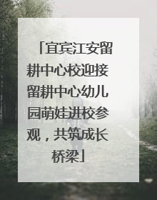 宜宾江安留耕中心校迎接留耕中心幼儿园萌娃进校参观，共筑成长桥梁