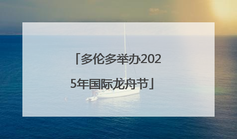 多伦多举办2025年国际龙舟节