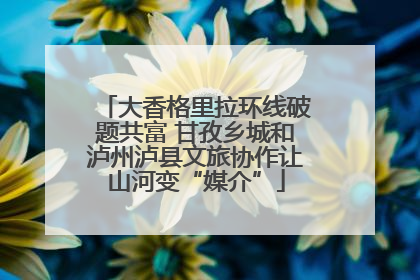 大香格里拉环线破题共富 甘孜乡城和泸州泸县文旅协作让山河变“媒介”