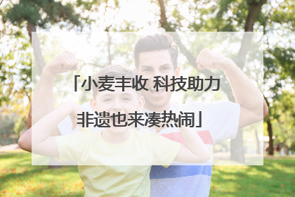 小麦丰收 科技助力 非遗也来凑热闹