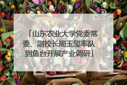 山东农业大学党委常委、副校长周玉玺率队到鱼台开展产业调研