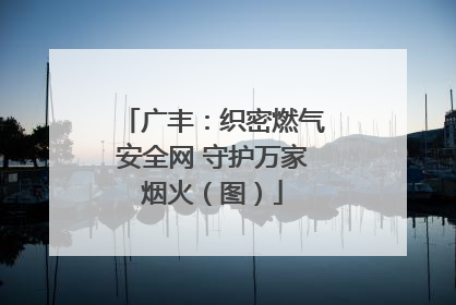 广丰：织密燃气安全网 守护万家烟火（图）