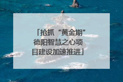 抢抓“黄金期” 德阳智慧之心项目建设加速推进