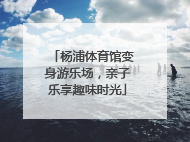 杨浦体育馆变身游乐场，亲子乐享趣味时光
