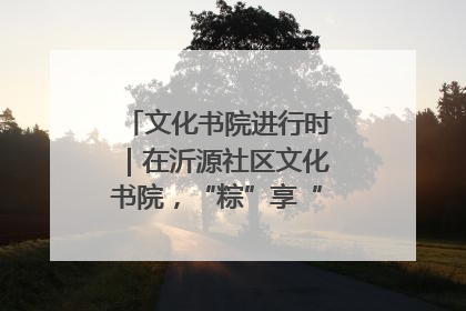 文化书院进行时｜在沂源社区文化书院，“粽”享“端午”美好时光