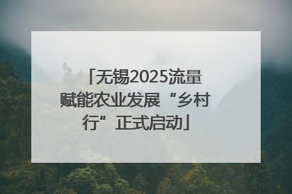 无锡2025流量赋能农业发展“乡村行”正式启动