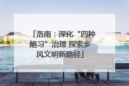 洛南：深化“四种陋习”治理 探索乡风文明新路径