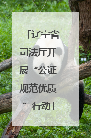 辽宁省司法厅开展“公证规范优质”行动