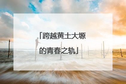 跨越黄土大塬的青春之轨