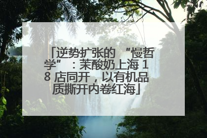 逆势扩张的 “慢哲学”：茉酸奶上海 18 店同开，以有机品质撕开内卷红海