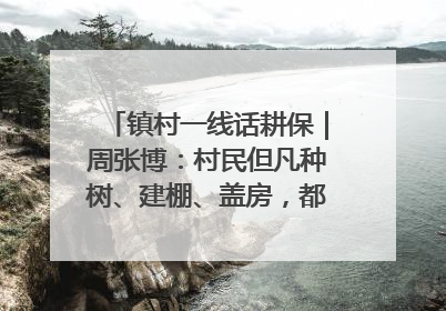 镇村一线话耕保｜周张博：村民但凡种树、建棚、盖房，都要向街道报批