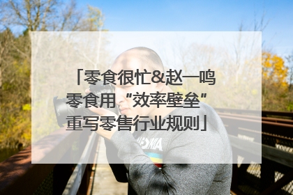 零食很忙&赵一鸣零食用“效率壁垒”重写零售行业规则